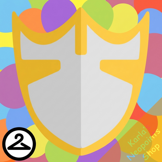 10 Year Celebration Shield Background
