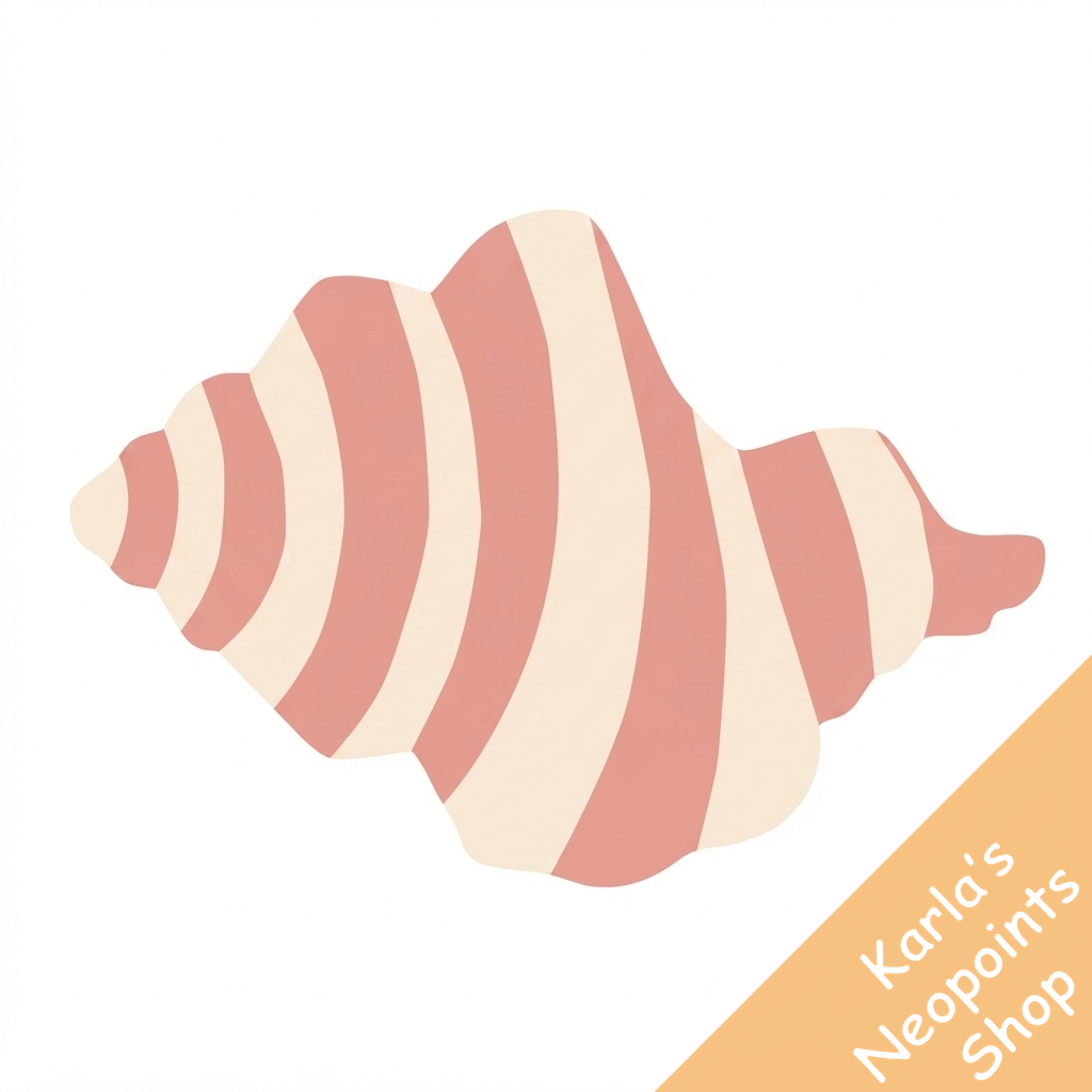 Brown Striped Murex Shell