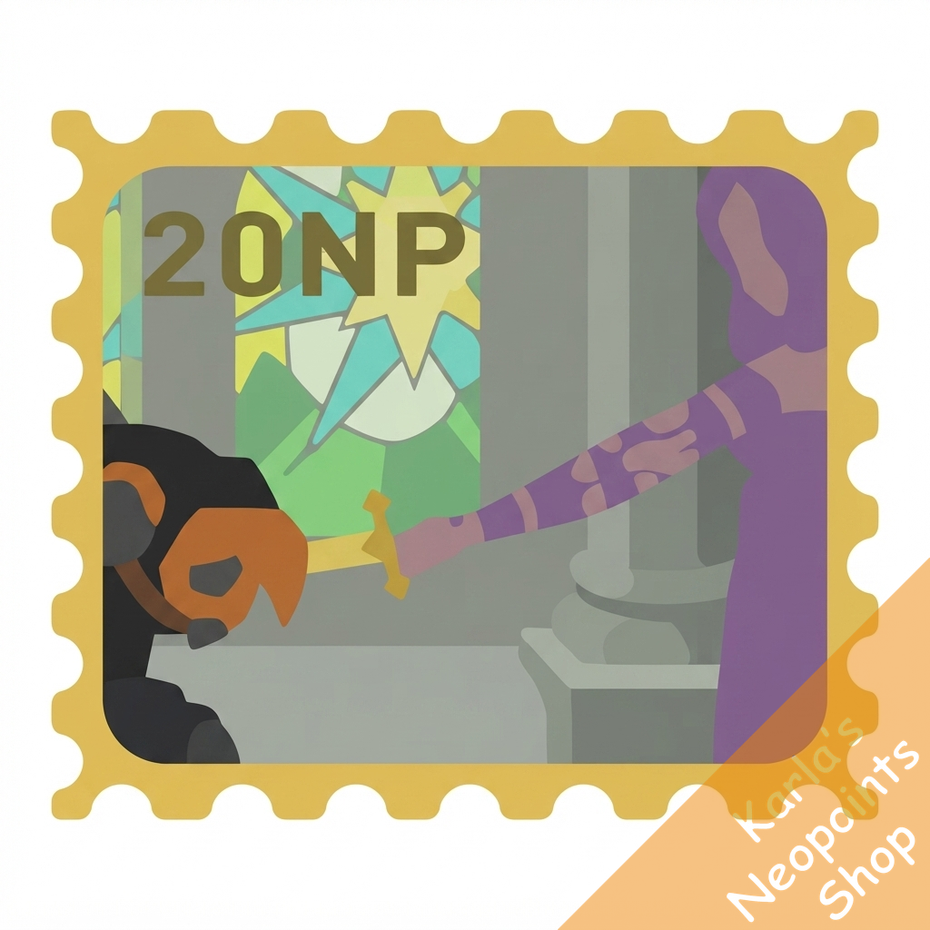 Captain of Fyoras Guards Stamp