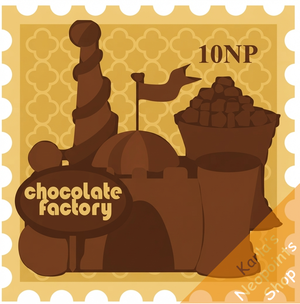 Chocolate Factory Stamp