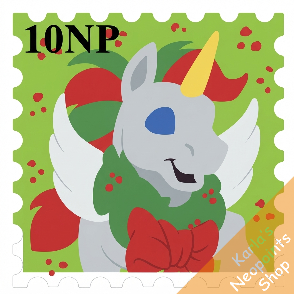 Christmas Uni Stamp