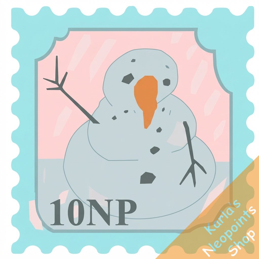 Frosty Snowman Stamp