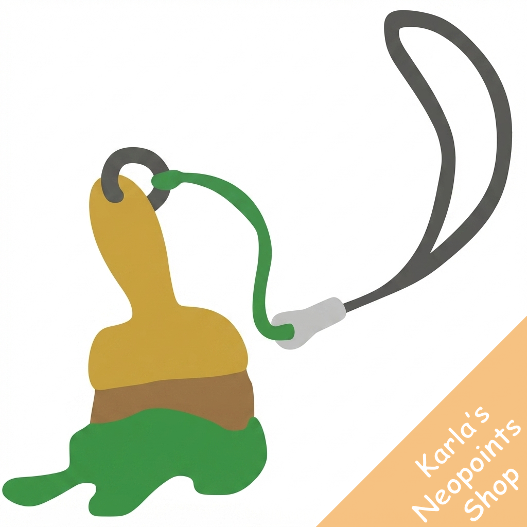 Green PaintBrush Collectable Charm