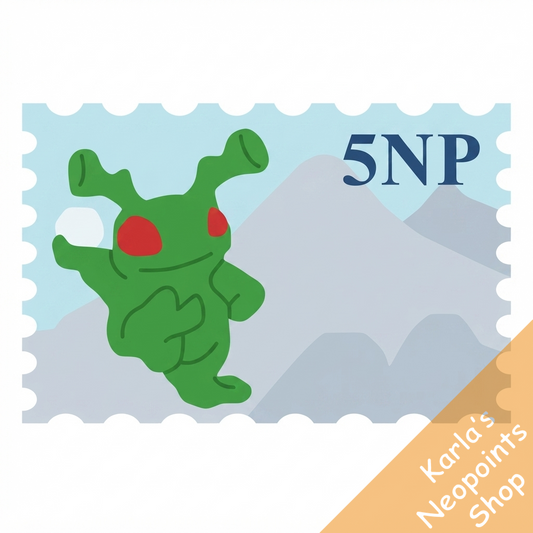 Grundo Snow Throw Stamp