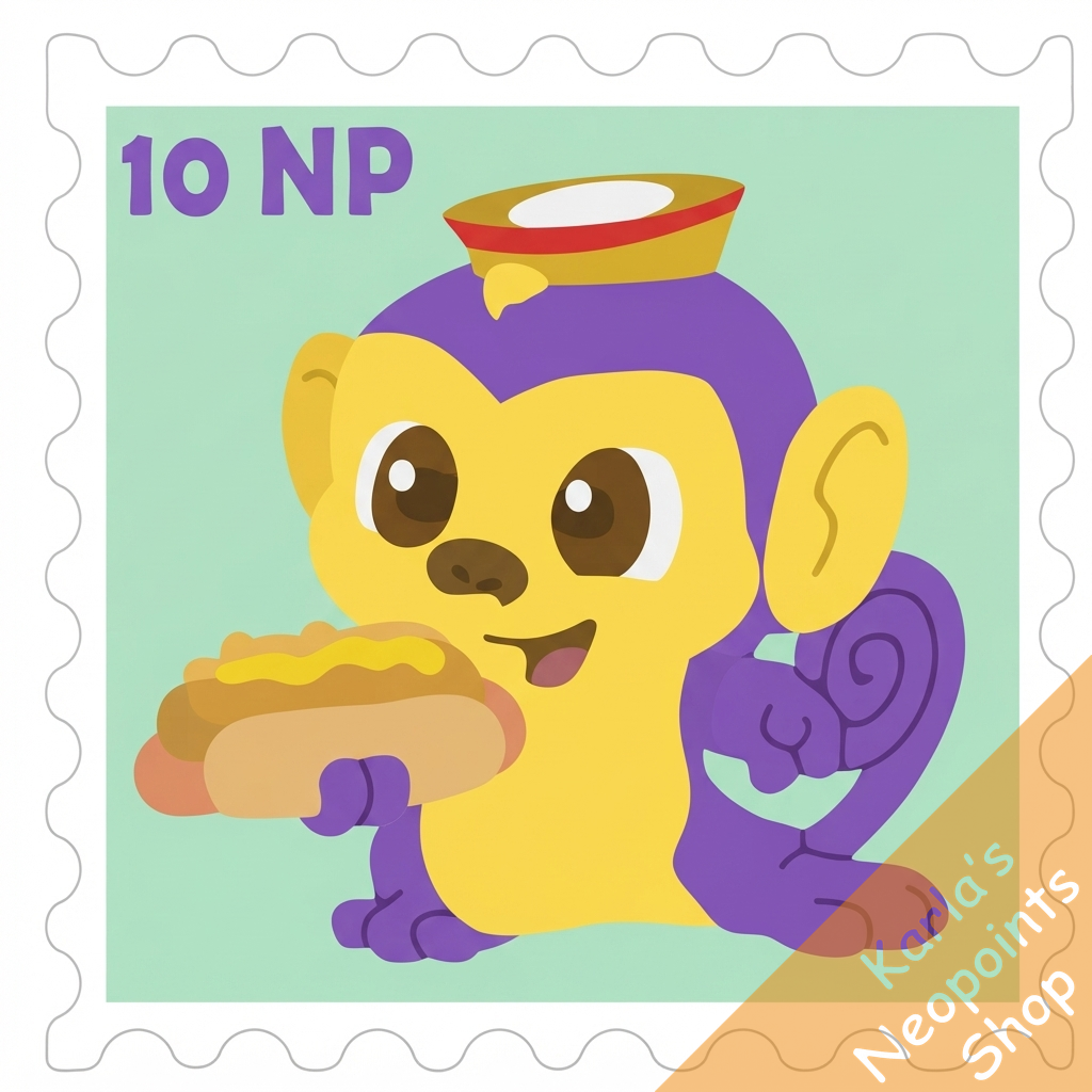 Huberts Hot Dogs Stamp