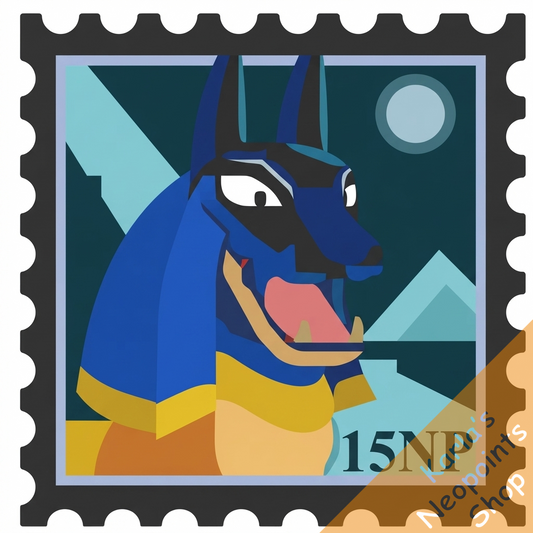 Midnight Desert Lupe Stamp