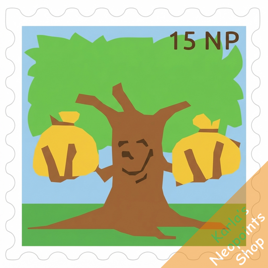 Money Tree Stamp