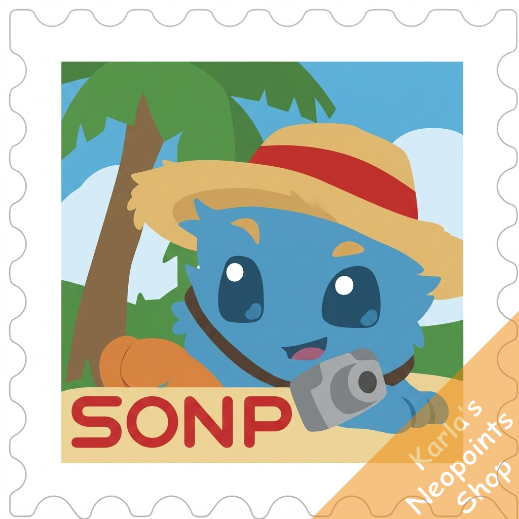 Mystery Island Travel Stamp