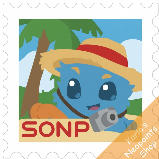 Mystery Island Travel Stamp