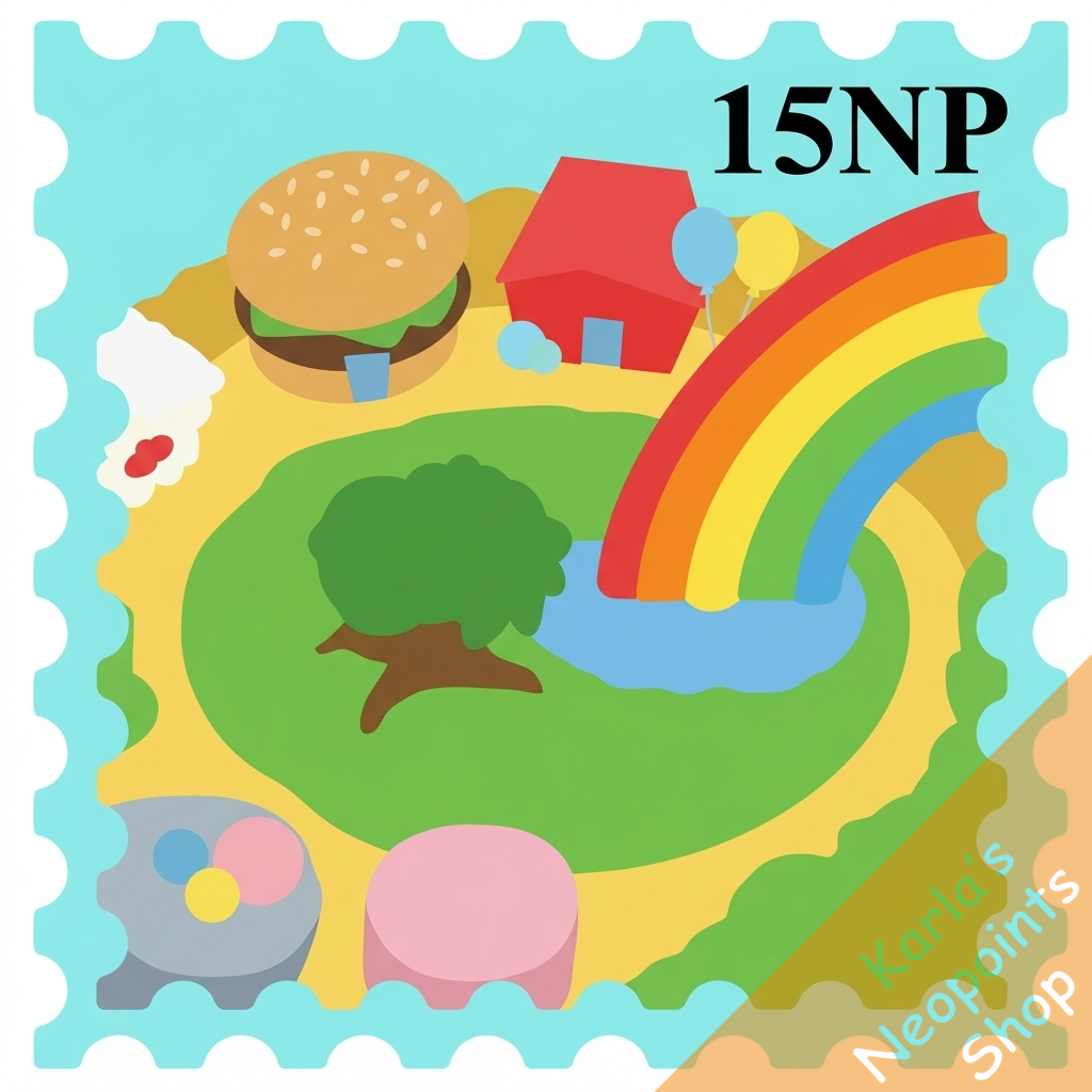 Neopia Central Scene Stamp