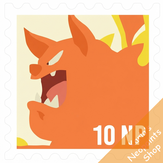 Orange Skeith Stamp