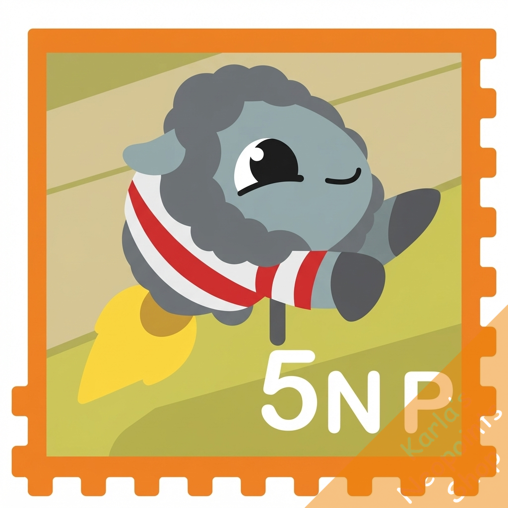 Petpet Cannonball Stamp