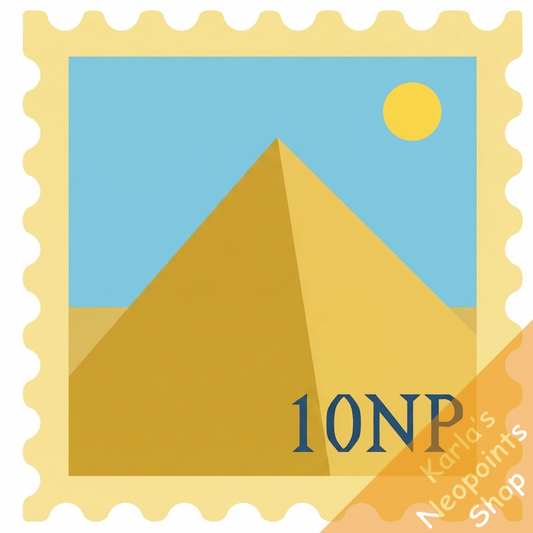 Pyramid Sun Rise Stamp