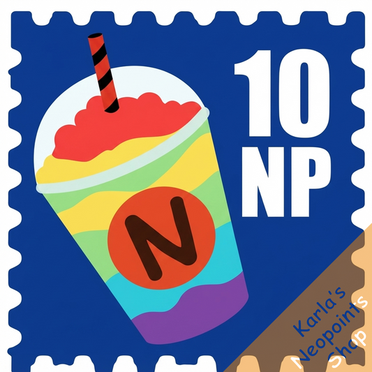 Rainbow Slushie Stamp