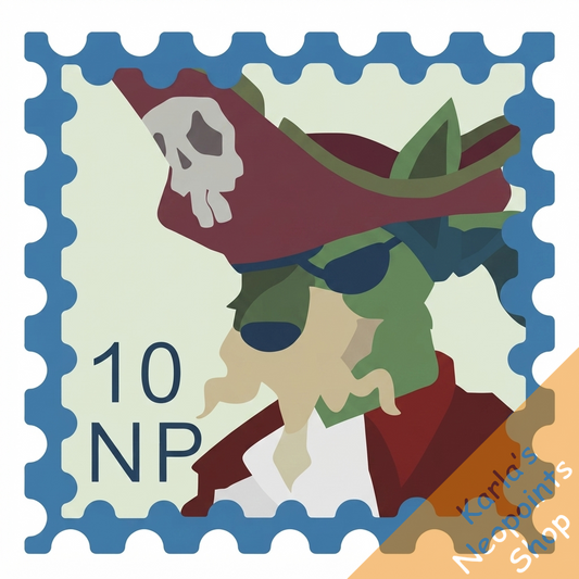 Ruler of the Five Seas Stamp