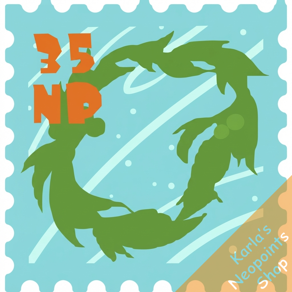 Seaweed Necklace Stamp