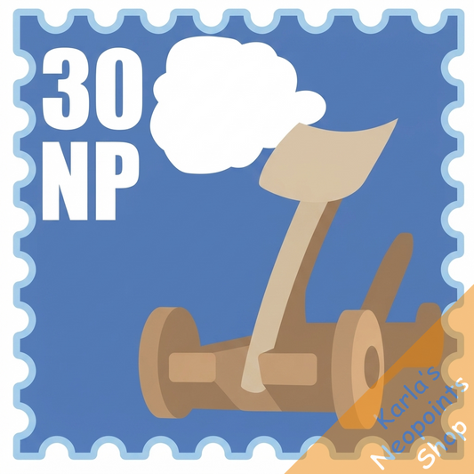 Snow Wars Catapult Stamp