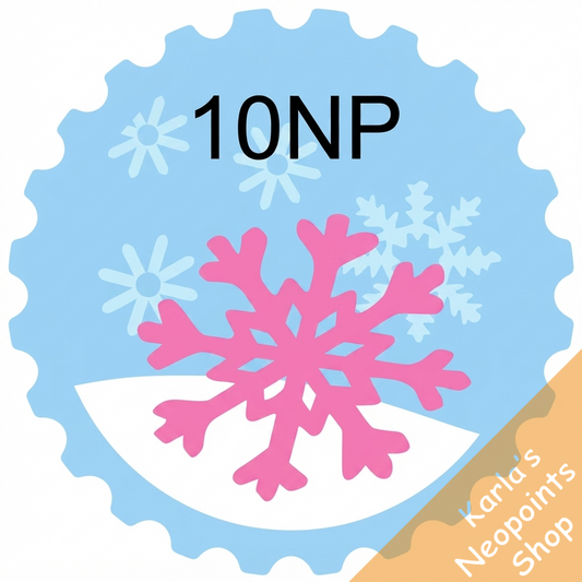 Sticky Snowflake Stamp