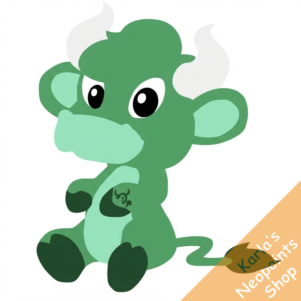 Super Cute Green Kau Plushie