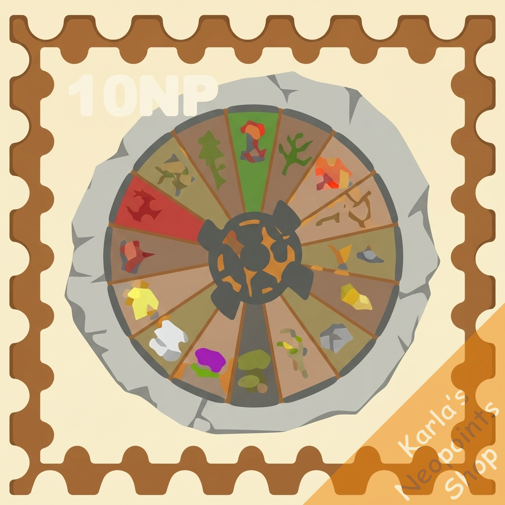 Wheel of Monotony Stamp