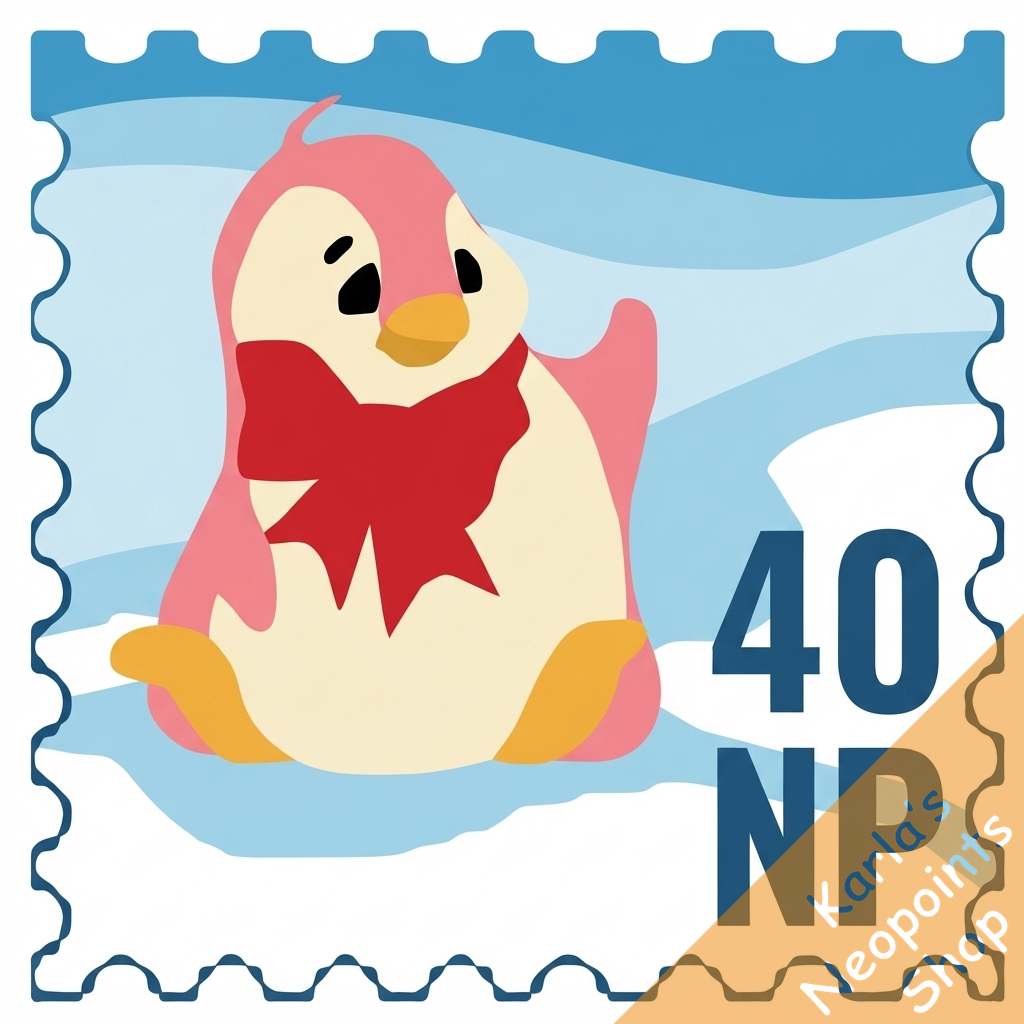 Wintery Bruce Stamp
