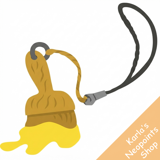 Yellow PaintBrush Collectable Charm