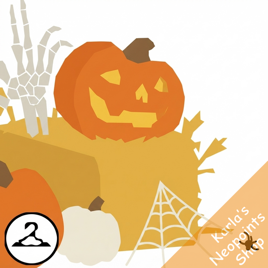Halloween Hay Bale Foreground
