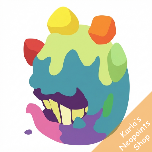 Rainbow Chomby Cupcake