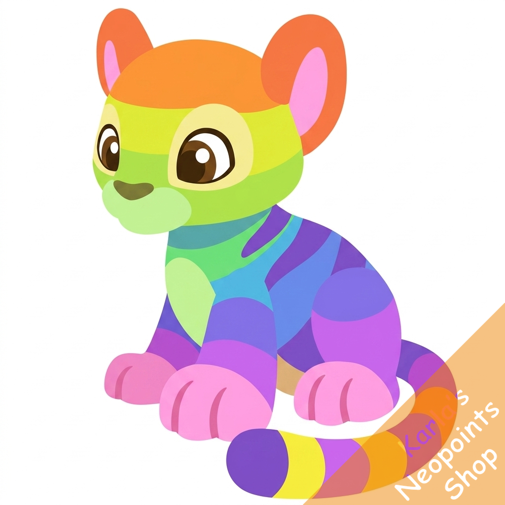 Rainbow Kougra Plushie