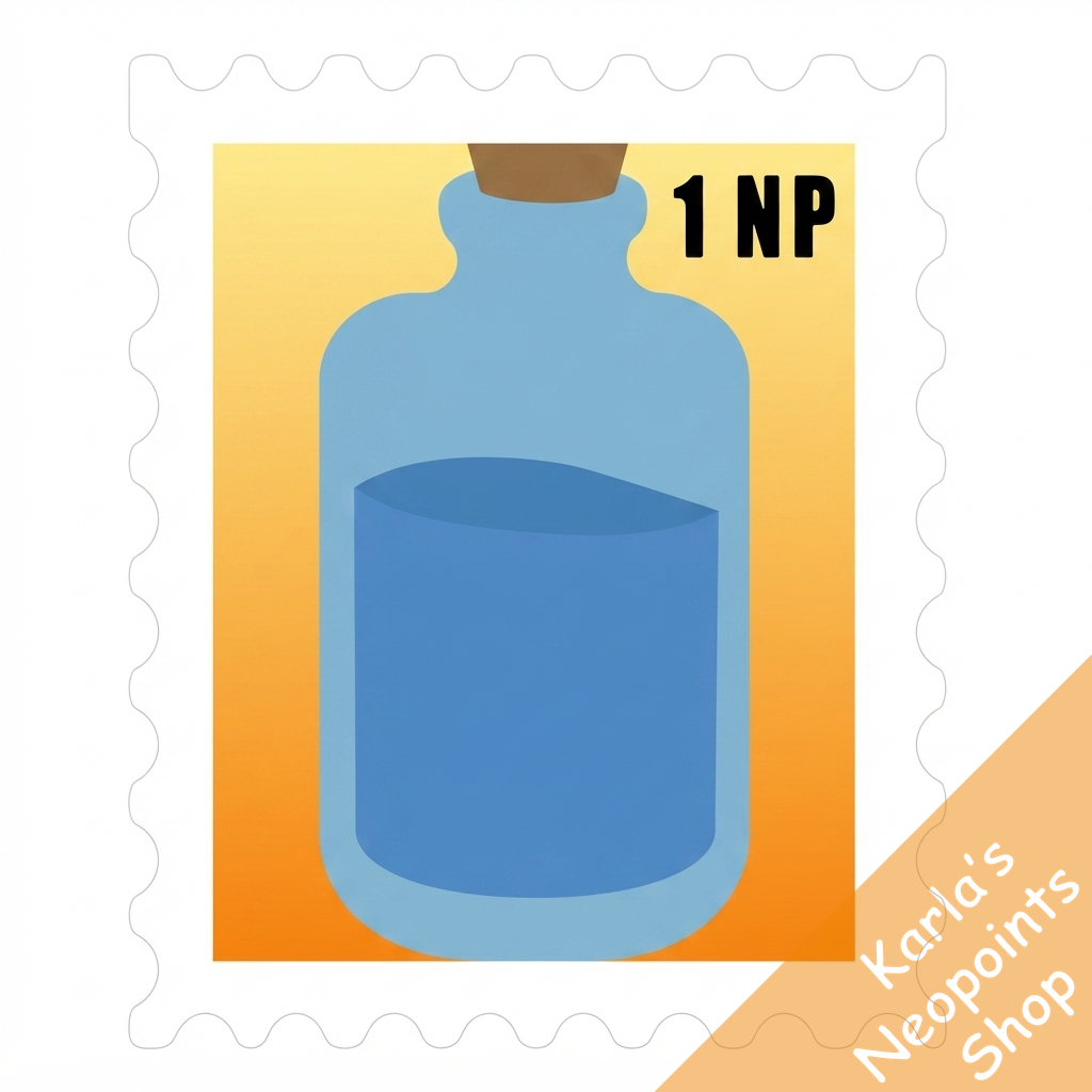 Bottle of Sand Stamp