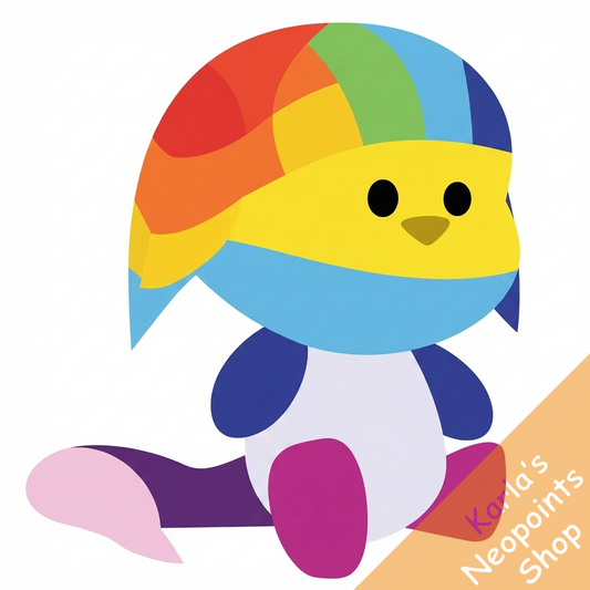 Rainbow Kacheek Plushie