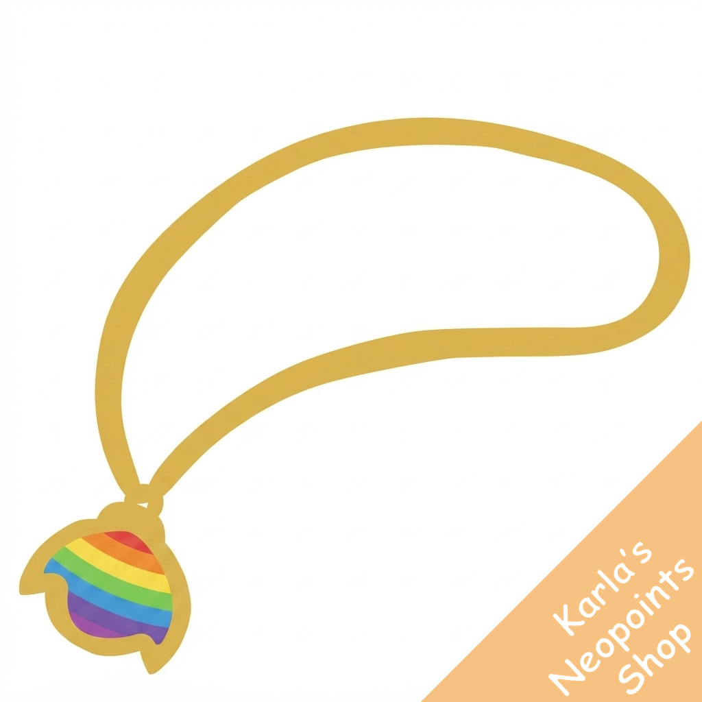 Rainbow Kacheek Pendant