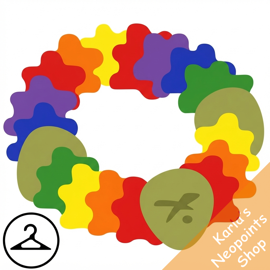 Rainbow Codestone Lei