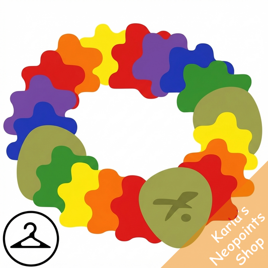 Rainbow Codestone Lei