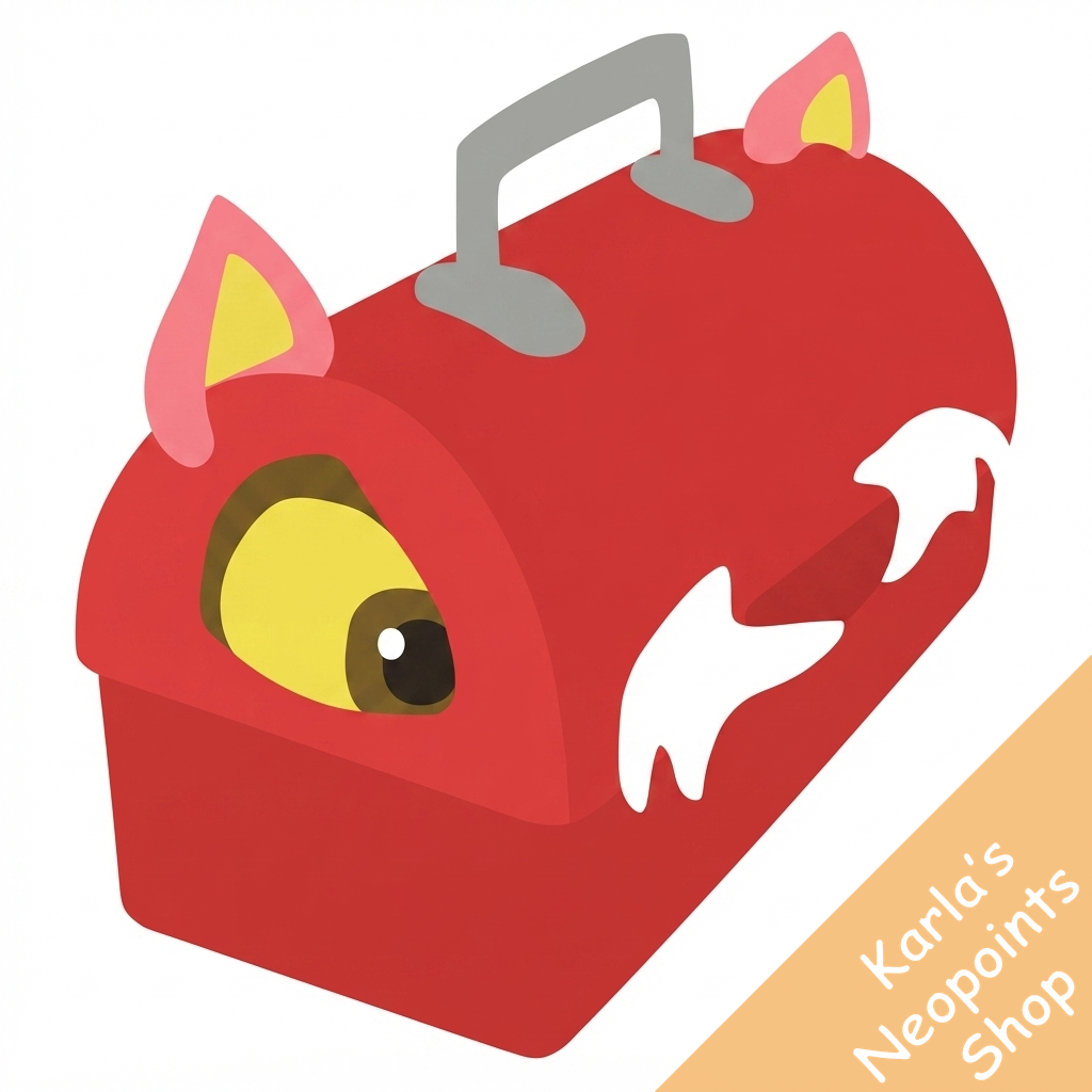 Red Lupe Lunch Box