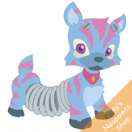 Striped Ixi Springy Toy