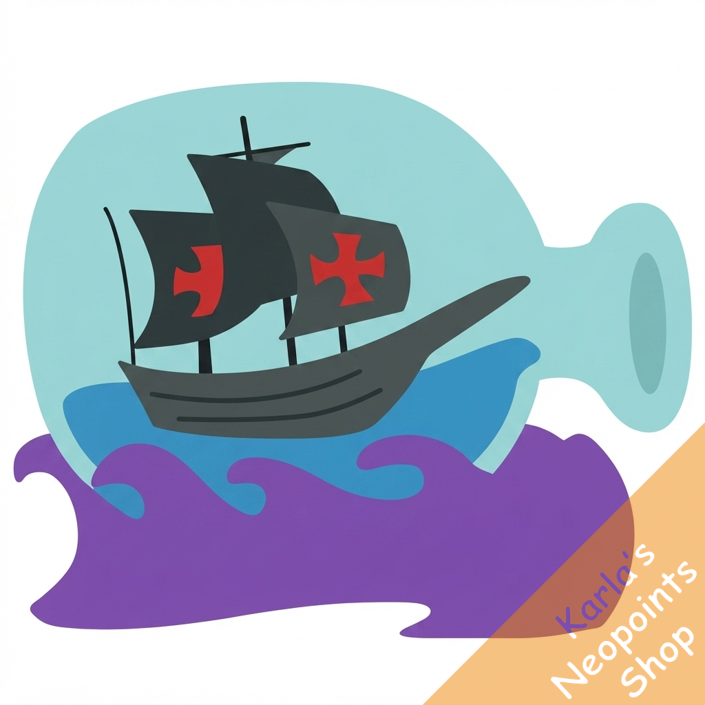 Ship in a Bottle Snowglobe