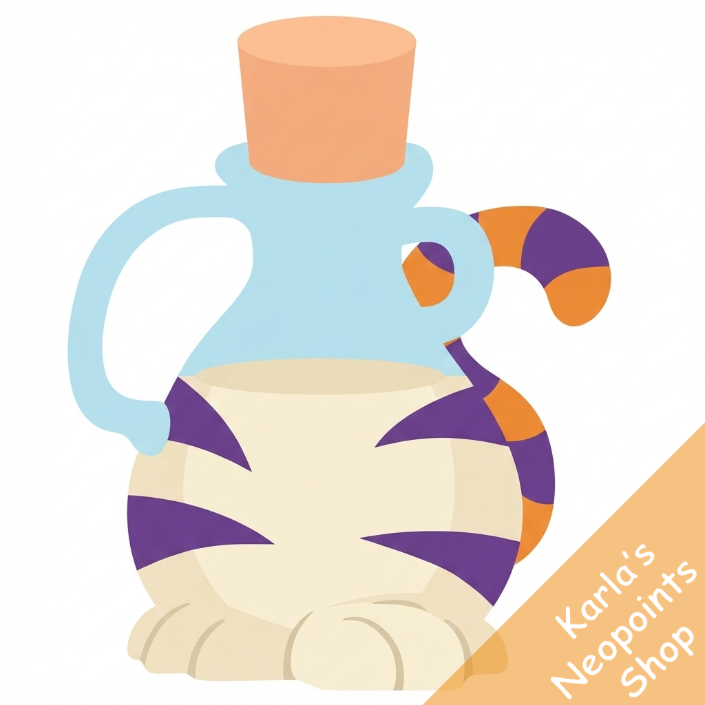 Orange Kougra Morphing Potion