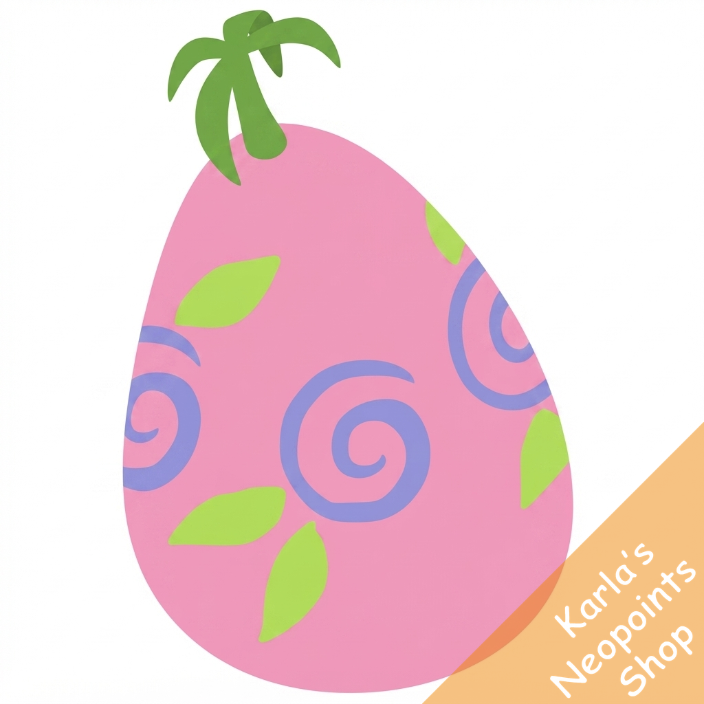 Pink Swirly Easter Negg