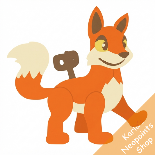 Orange Lupe Wind Up Toy