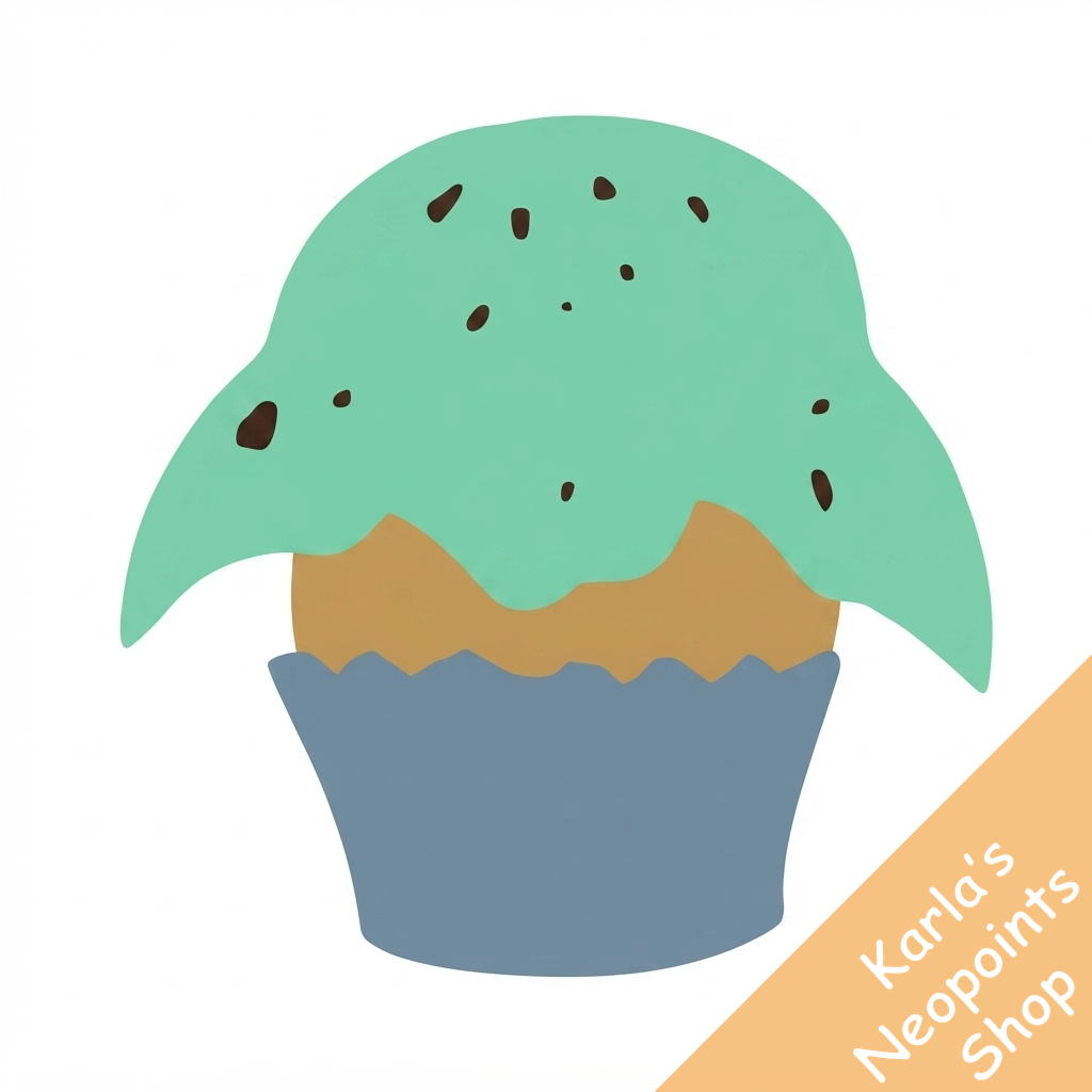 Green Kacheek Cupcake