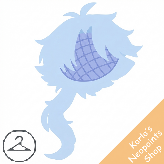 Iridescent Short Hair and Ponytail Wig