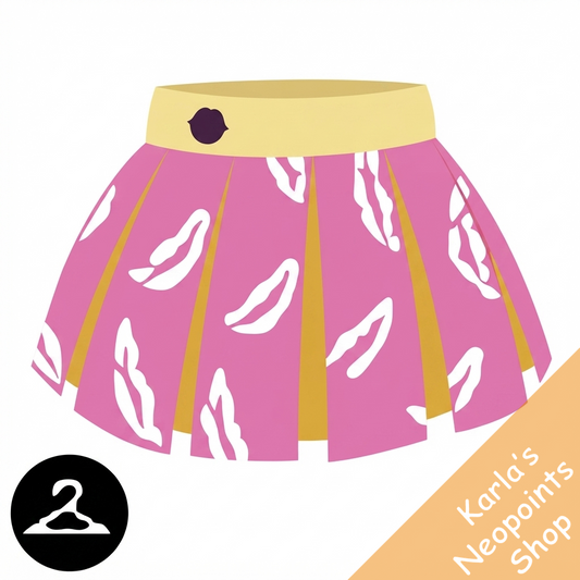 Pleated Ditrey Skirt