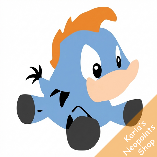 Blue Moehog Plushie