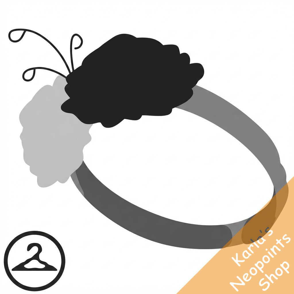 Dyeworks Black: Mutant Spring Headband