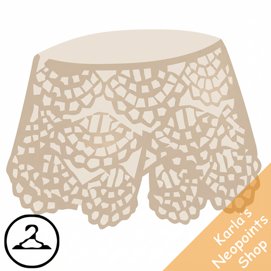 Scalloped Trousers