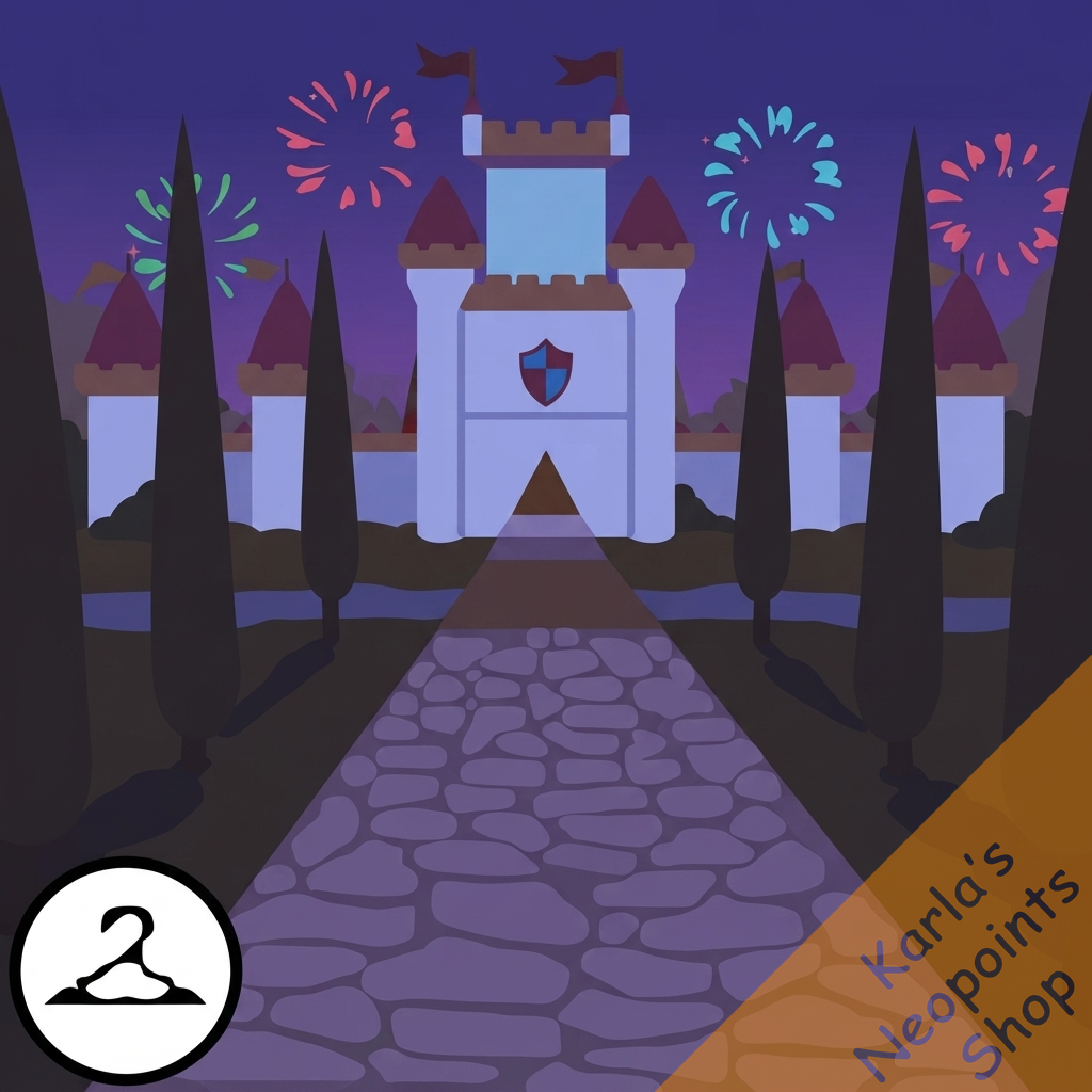 Meridell Firework Background