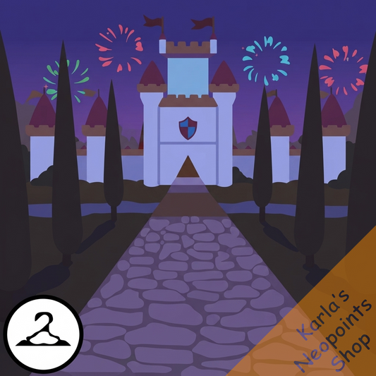 Meridell Firework Background