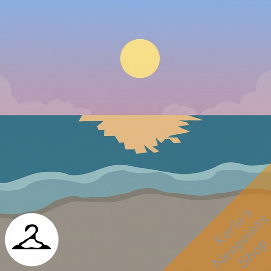Tranquil Ocean Sunrise Background
