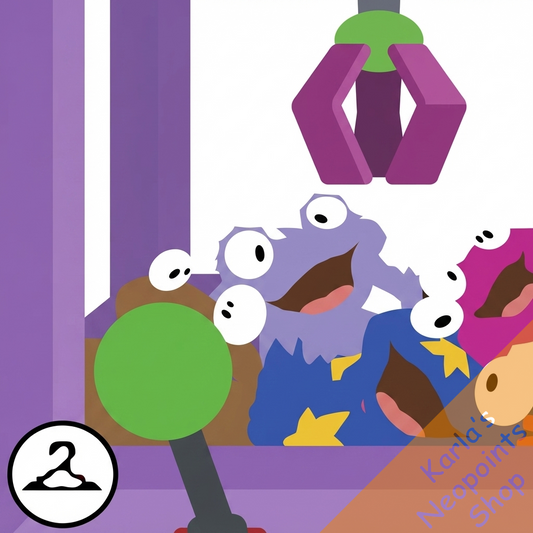 Inside A Quiggle Claw Machine Background Item